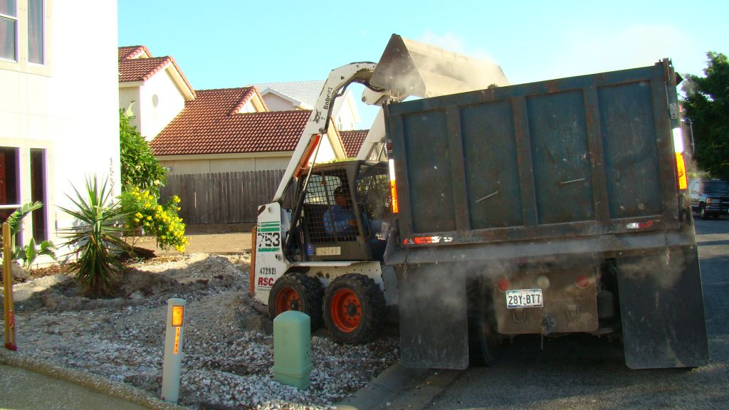 COMPLETED CONCRETE DRIVE